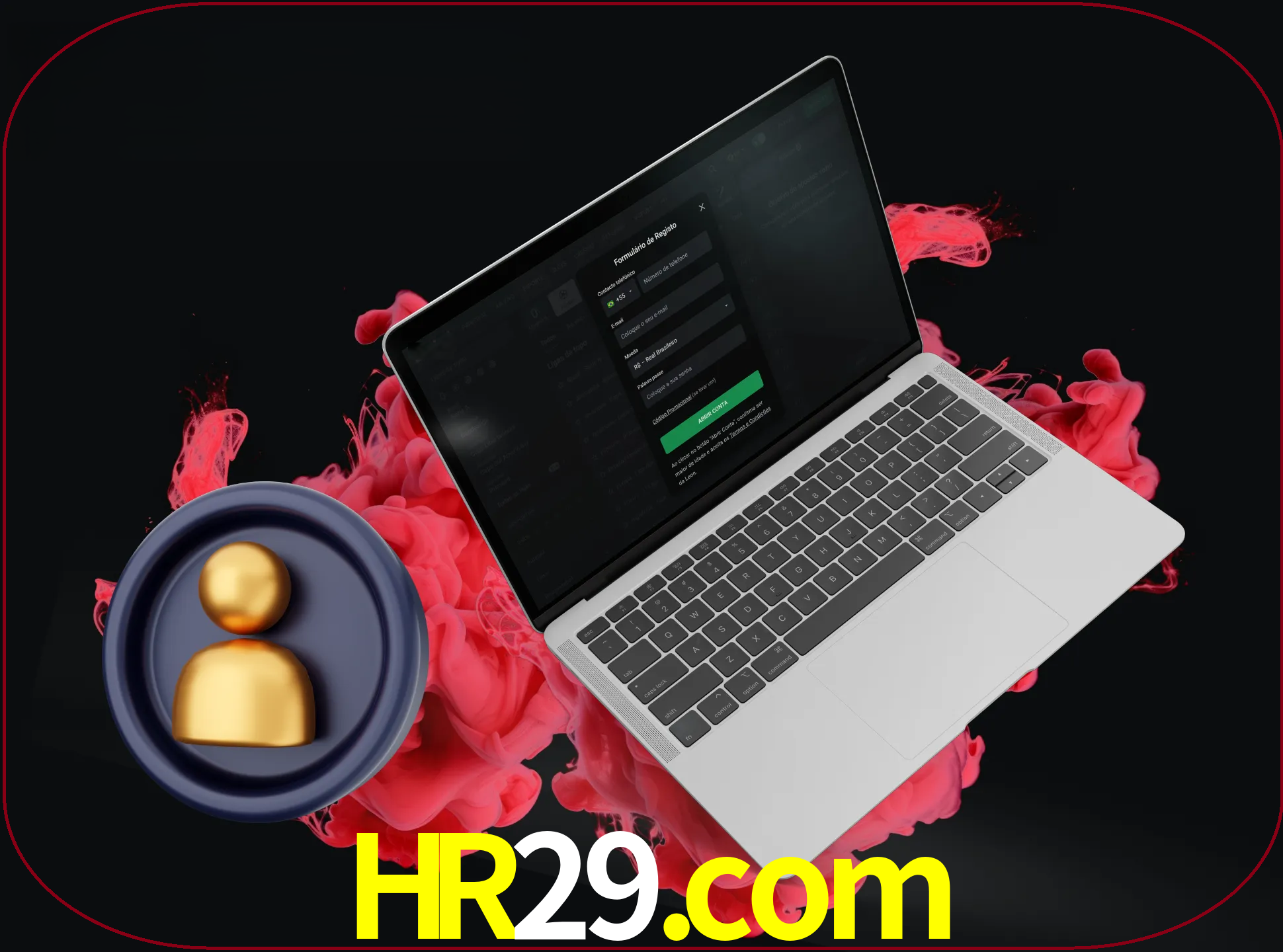 No cabeçalho do site hr29, clique no botão que o levará a um formulário especial onde terá de introduzir as suas informações actuais.
