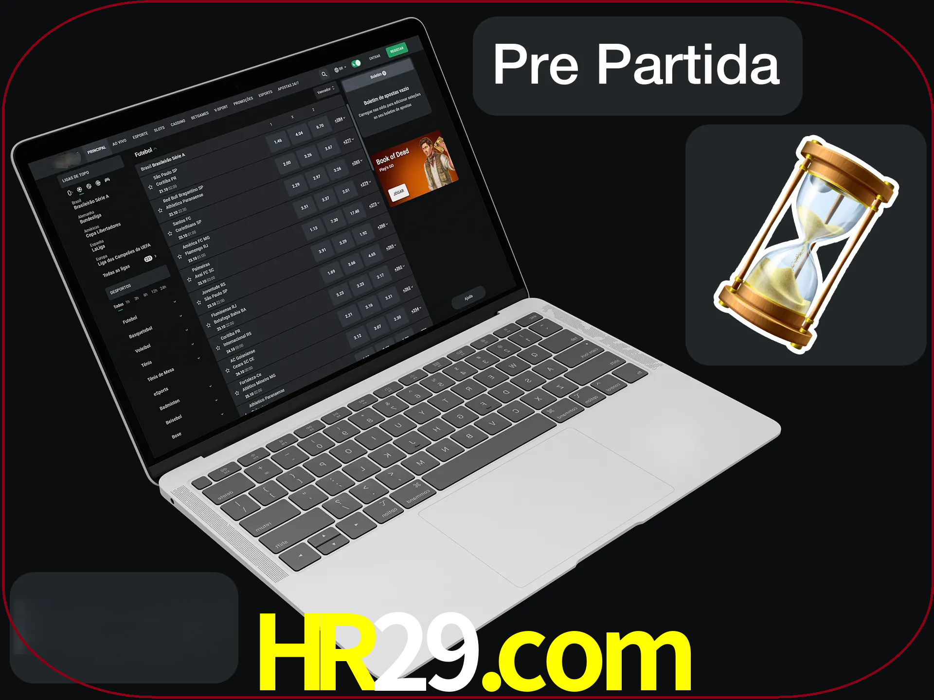 Fazer apostas em partidas futuras.